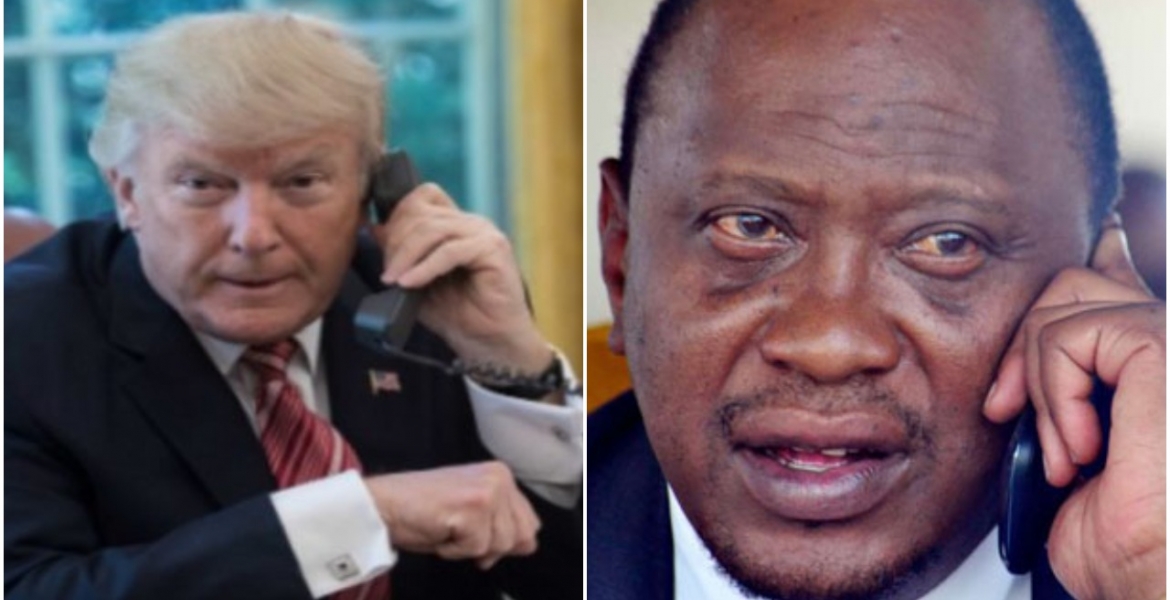Trump Calls Uhuru to Offer US Support for Kenya’s Covid-19 Fight