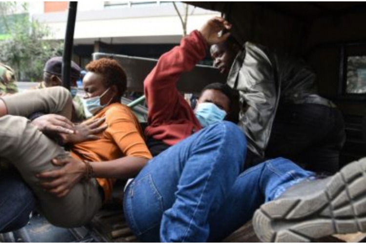 Four Kenyans Arrested During Protest over Uganda Elections 