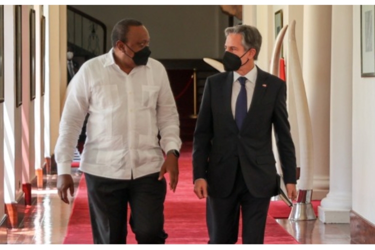 President Uhuru Holds Talks with US Secretary of State Anthony Blinken