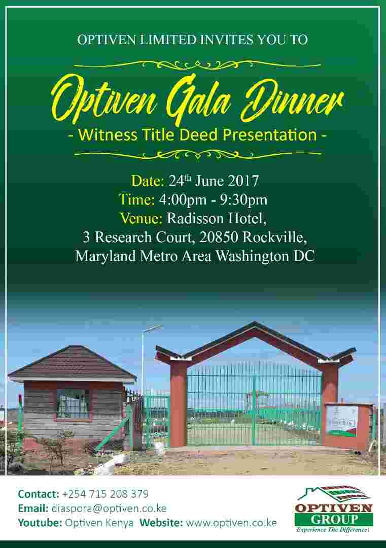 Optiven Ltd Gala Dinner