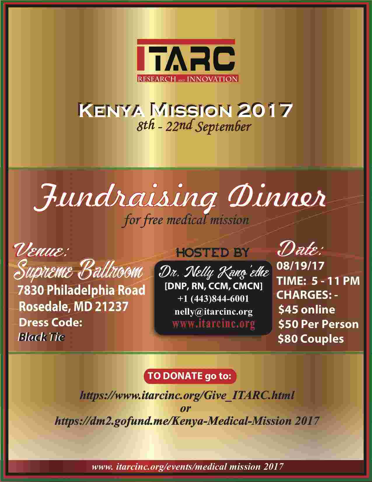 ITARC Fundraising Dinner