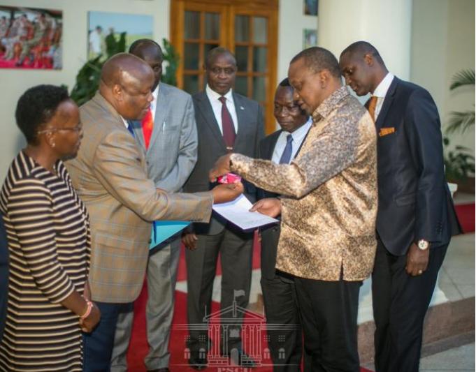 KENYATTA RECEIVES NEW GUN PERMIT