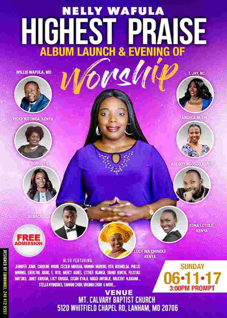 Nelly Wafula Album Launch