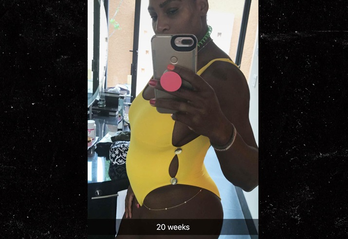 Serena Williams baby bump