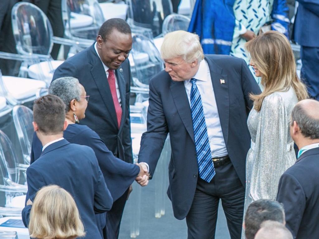 Uhuru meets Trump