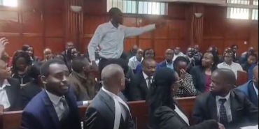 Drama at Milimani Court as Man Slams DCI Lawyer Over Blogger Kinyagia's Disappearance