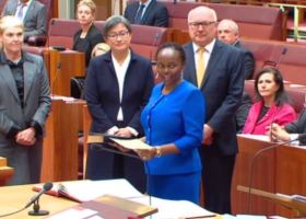 Kenyan-Born Lucy Gichuhi  Sworn in, Becomes First Black Senator in Australia
