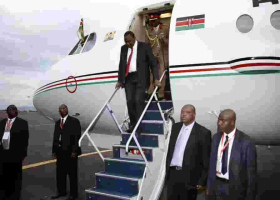 President Kenyatta Begins Three-Day Tour to South Africa