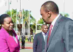 Foreign Affairs CS Monica Juma Defends President Uhuru's Frequent Foreign Trips