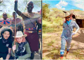 American Queen of Pop Madonna Visits Kenya with Boyfriend Ahlamalik Williams