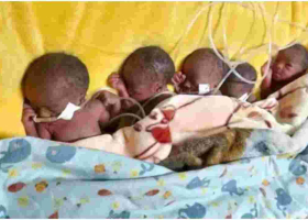 Kenyan Family Blessed with Quintuplets in Mourning as One of the 5 Babies Dies  