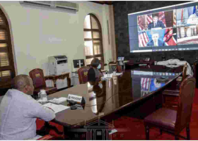 Uhuru Holds Talks with US Secretary of State, UK Prime Minister