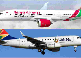 Kenya Airways Signs Interline Pact with South Africa's Airlink  