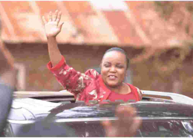 Drama as Auctioneers Storm Purity Ngirici's Home Over Sh3.9 Million Helicopter Debt 