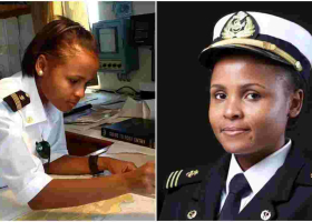 Kenya's First Female Naval Pilot Gets Promoted to 1st Officer at a US Cruise Company 
