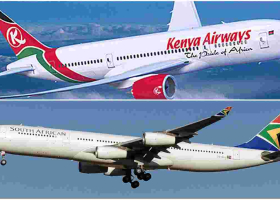 Kenya Airways and South African Airlines Sign Deal to Form a Pan-African Airline