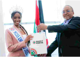 Kenyan-British Model Rehema Muthamia Seeks Kenya's Backing Ahead of Miss World Finals 