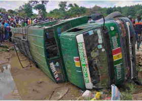 11 People Killed After Passenger Bus Plunges into a River in Embu 