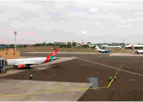JKIA Runway Closed After Aircraft Develops a Mechanical Problem