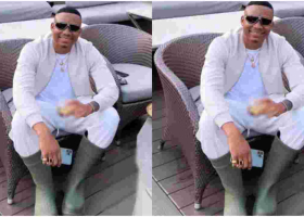 Kenyan Singer Otile Brown Flaunts New Sh80,000 Crocs Boots