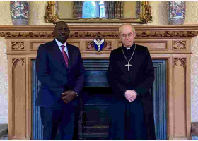 Ruto Meets Archbishop of Canterbury Justin Welby in London
