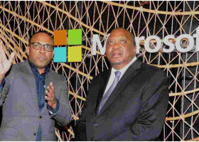 Uhuru Opens a Sh3 Billion Microsoft Development Centre in Nairobi 