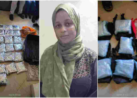 Woman Arrested with Cocaine Worth Sh100 Million in Mombasa 