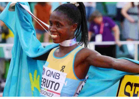 Norah Jeruto Wins Gold for Kazakhstan in Oregon, Months After Renouncing Kenyan Citizenship 