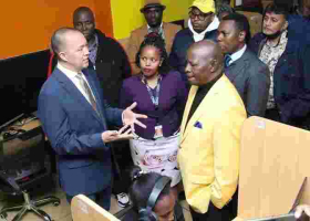 US Company Hires 200 Kenyan Youths as It Opens a New Office in Nyeri 