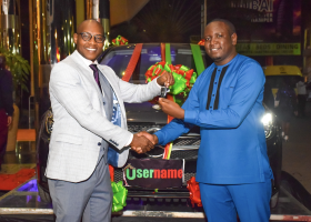 Username Investments Awards Employee of the Year with a Brand New Mercedes Benz