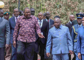 Ruto, Uhuru Meet in Public for the First Time Since Inauguration Day