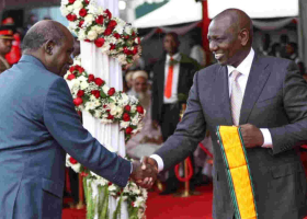 Ruto Awards IEBC Chair Wafula Chebukati with Second Highest National Honor