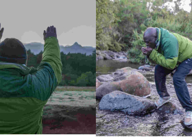 Gachagua Prays for Rains While Facing Mount Kenya