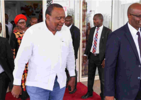 Uhuru Lands in Nigeria to Lead African Union's Election Observer Team