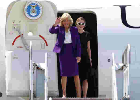 US First Lady Jill Biden Arrives in Kenya for a Three-Day Visit