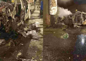 Driver Burnt to Death in 1am Crash on Thika Superhighway