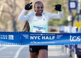 Kenya’s Hellen Obiri Smashes New York City Half Marathon Record 