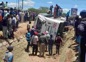 At Least 14 Killed After Pwani University Bus Collides with a Matatu in Naivasha