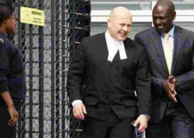 ICC Prosecutor Karim Khan in Kenya for MKU Graduation