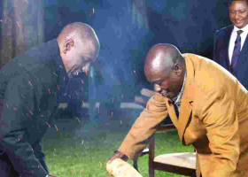 Ruto, Gachagua Enjoy Bonfire at Sagana State Lodge During Interview 