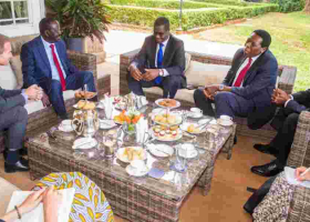 Raila, Azimio Leaders Meet New British High Commissioner Wigan