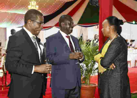 Raila Joins Leaders at State House for Banquet