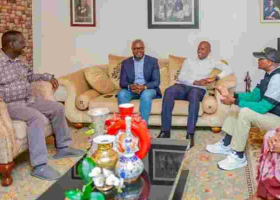 Moses Kuria's Family Presents Raila with Goat in Reconciliation Bid