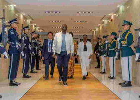 President Ruto lands in Seoul for Korea-Africa Summit