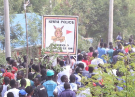 Rachuonyo North Mourners Burn Police Station Demanding Justice for Albert Ojwang