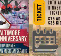 KCFA 20th Anniversary Dinner Featuring Musician Sarah K: Sat, June 16th, 2018