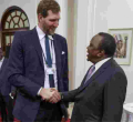 Uhuru's Photo with the Much Taller Former NBA Star Dirk Nowitzki Excites Kenyans