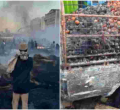 Fire Guts Down Marikiti Market in Nairobi CBD