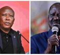 South African Opposition Leader Julius Malema Urges Raila to Concede Defeat