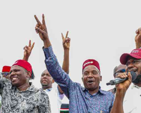 Kindiki, Joho, and Nassir Rally Support in Mombasa as Coast’s Political Stakes Rise